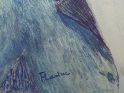 Henri de TOULOUSE-LAUTREC (d’après) - Portrait de Mr X, 1927 - Lithographie signée 2