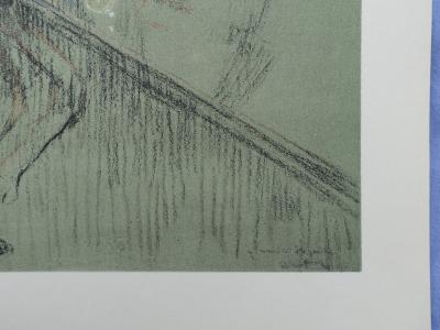 Henri de TOULOUSE-LAUTREC (d’après) - Barmaid à Londres, Lithographie signée, 1927 2