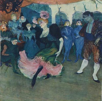 Henri de TOULOUSE-LAUTREC (d’après) - Chilpéric danseuse de cabaret, Lithographie, 1927 2