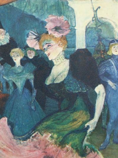 Henri de TOULOUSE-LAUTREC (d’après) - Chilpéric danseuse de cabaret, Lithographie, 1927 2