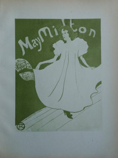 Henri de TOULOUSE-LAUTREC (d’après) - May MILTON, Lithographie signée, 1927 2