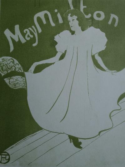 Henri de TOULOUSE-LAUTREC (d’après) - May MILTON, Lithographie signée, 1927 2