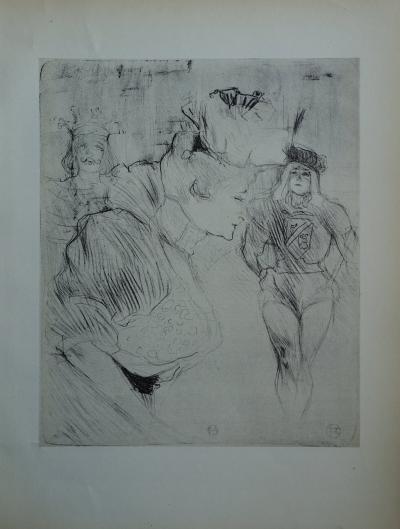 Henri de TOULOUSE-LAUTREC (d’après) - Mademoiselle Marcelle, Lithographie signée, 1927 2