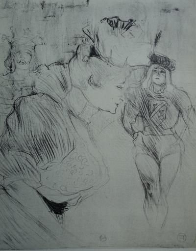 Henri de TOULOUSE-LAUTREC (d’après) - Mademoiselle Marcelle, Lithographie signée, 1927 2