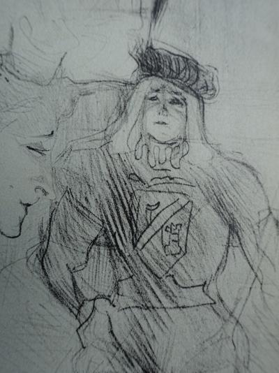 Henri de TOULOUSE-LAUTREC (d’après) - Mademoiselle Marcelle, Lithographie signée, 1927 2
