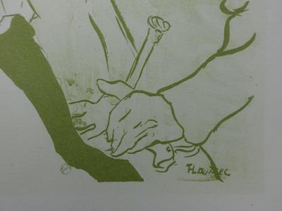Henri de TOULOUSE-LAUTREC (d’après) - L’anglais au moulin rouge  Lithographie signée, 1927 2