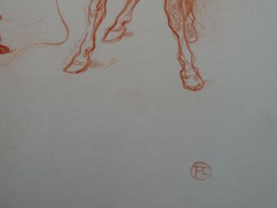 Henri de TOULOUSE-LAUTREC (d’après) - Au cirque, 1927 - Héliogravure signée 2