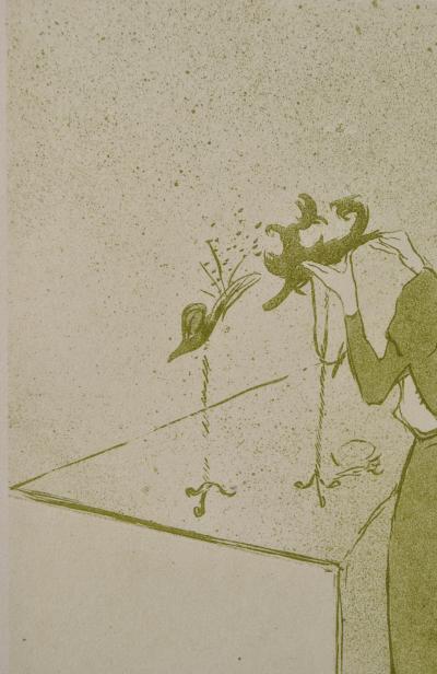 Henri de TOULOUSE-LAUTREC (d’après) - La Chapelière, Lithographie signée, 1927 2