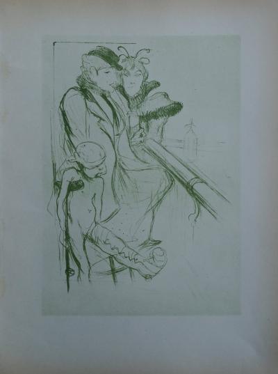 Henri de TOULOUSE-LAUTREC (d’après) - Eros Vanné, Lithographie signée, 1927 2