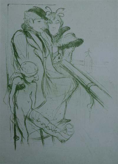 Henri de TOULOUSE-LAUTREC (d’après) - Eros Vanné, Lithographie signée, 1927 2