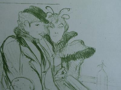 Henri de TOULOUSE-LAUTREC (d’après) - Eros Vanné, Lithographie signée, 1927 2