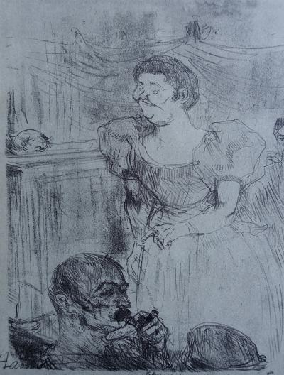 Henri de TOULOUSE-LAUTREC (d’après) - La directrice, Lithographie signée, 1927 2