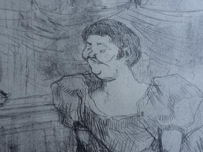 Henri de TOULOUSE-LAUTREC (d’après) - La directrice, Lithographie signée, 1927 2