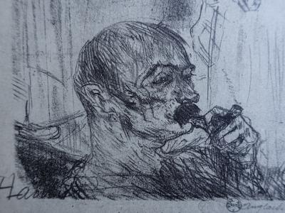 Henri de TOULOUSE-LAUTREC (d’après) - La directrice, Lithographie signée, 1927 2