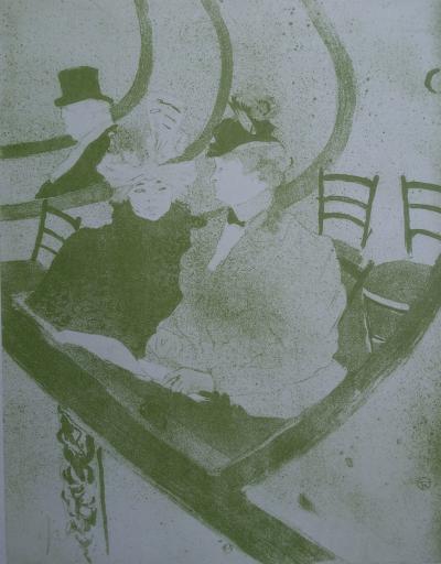 Henri de TOULOUSE-LAUTREC (d’après) - Les deux soeurs, Lithographie signée, 1927 2