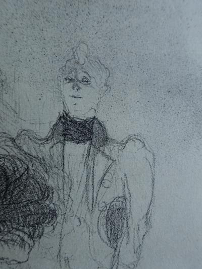 Henri de TOULOUSE-LAUTREC (d’après) - Idylle Princière, Lithographie signée, 1927 2