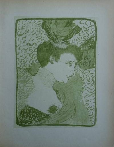 Henri de TOULOUSE-LAUTREC (d’après) - Melle Marcelle Lender, Lithographie, 1927 2