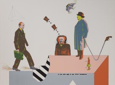 Antonio SEGUI : Les plus belles pages de notre histoire, 1972 - Lithographie originale signée 2