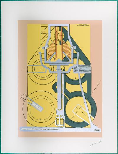 Francis PICABIA - Petite solitude au milieu des soleils, 1915 - Lithographie Originale 2