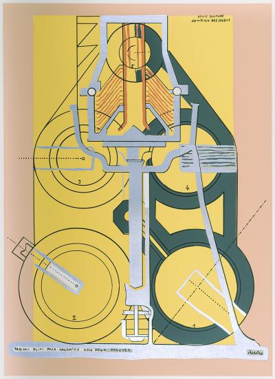 Francis PICABIA - Petite solitude au milieu des soleils, 1915 - Lithographie Originale 2