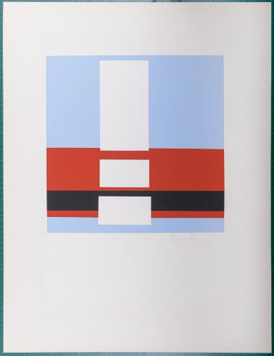František KUPKA - Blanc isolé, 1953 - Lithographie originale signée au crayon 2