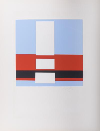 František KUPKA - Blanc isolé, 1953 - Lithographie originale signée au crayon 2