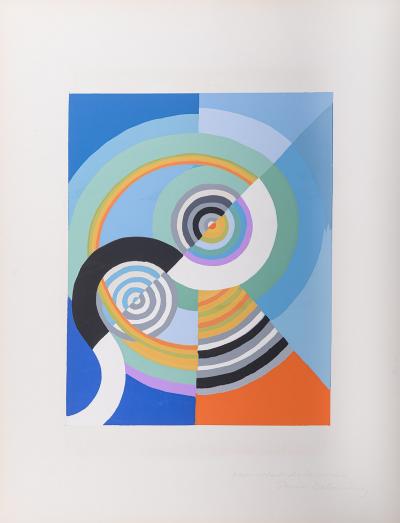 Robert DELAUNAY - Rythme /3, 1938 - Lithographie signée par Sonia Delaunay 2