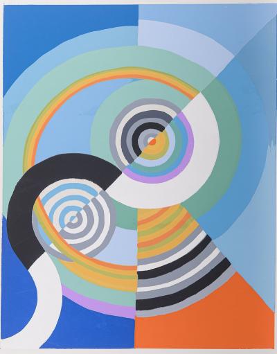 Robert DELAUNAY - Rythme /3, 1938 - Lithographie signée par Sonia Delaunay 2