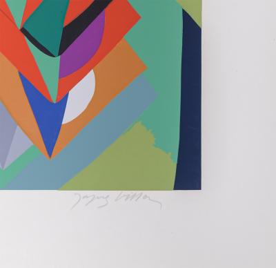 Jacques VILLON - Petit Tableau Cubiste, 1921 - Lithographie signée au crayon 2