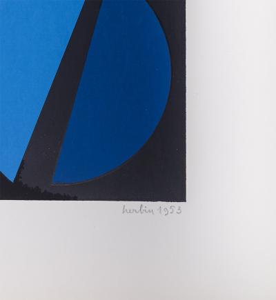 Auguste HERBIN - Fou, 1953 - Lithographie Originale 2