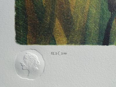 Le Douanier ROUSSEAU (d’après) - Surpris (le tigre) - Lithographie originale signée, 1976 2