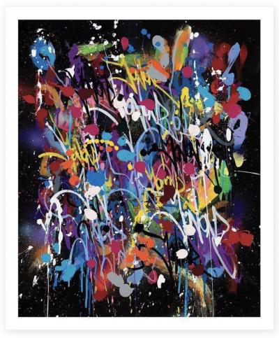 JonOne - My World - Lithographie signée au crayon 2