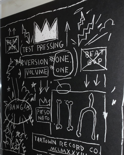 Jean-Michel BASQUIAT (d’après) - Rammellzee vs K Rob Beat Bop, 2014 - Impression offset sur vinyle 2