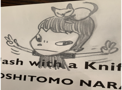 Yoshitomo NARA - Slash With A Knife - Dessin - 1999 2