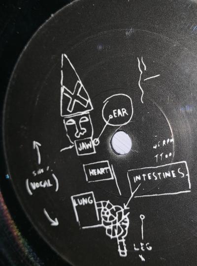 Jean Michel BASQUIAT (d’après) - Beat Bop - Impression offset sur vinyle 2