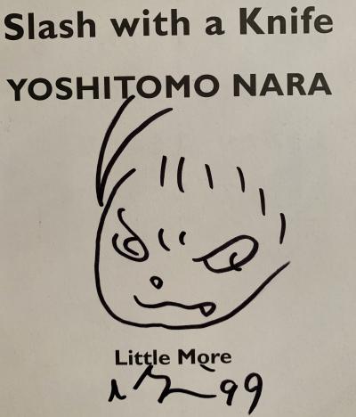 Yoshitomo NARA - Slash With A Knife - Dessin - 1999 2