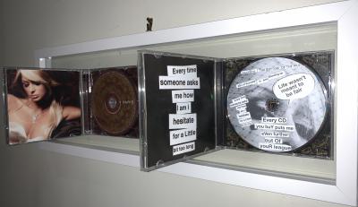 BANKSY - Paris, 2006 - Sérigraphie sur pochette de CD 2