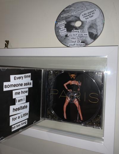 BANKSY - Paris, 2006 - Sérigraphie sur pochette de CD 2