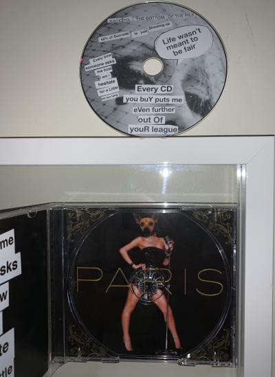 BANKSY - Paris, 2006 - Sérigraphie sur pochette de CD 2