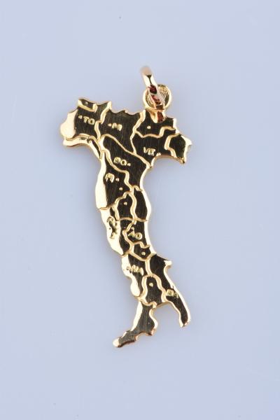 Pendentif Italie en or jaune 18 carats. 2