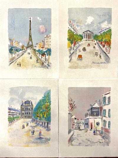 Maurice UTRILLO - Paris Capitale  - 10 Lithographies originales 2