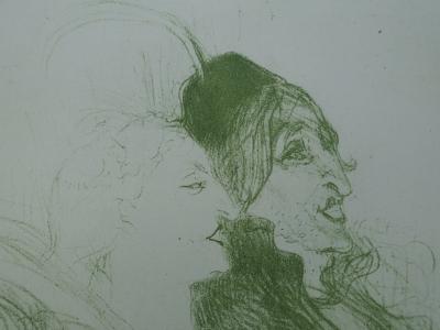 Henri de TOULOUSE-LAUTREC (d’après) - Sarah Bernard, 1927 - Lithographie signée 2