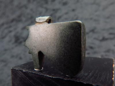 Égypte Antique - Amulette en granite vert Oeil d’Horus (Wedjat) 2