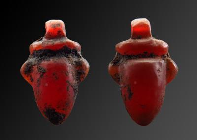 Égypte Antique - Amulette en cornaline 2