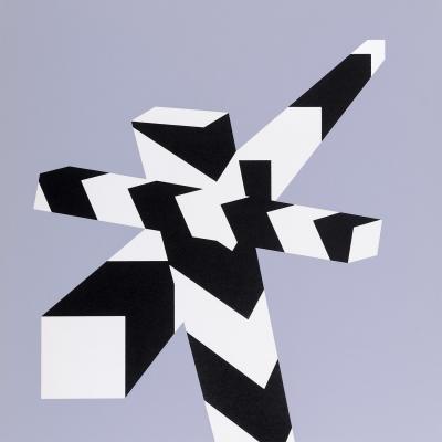 Allan D’ARCANGELO - Composition cinétique,1970 - Sérigraphie 2