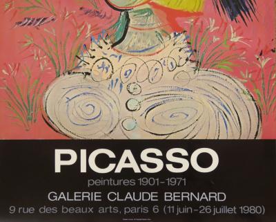 Pablo PICASSO (d’après) - Affiche originale d’exposition - Paris - 1980 2