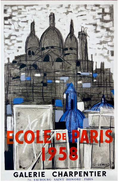 Claude VENARD - Exposition Galerie Charpentier,1958 - Affiche lithographique 2