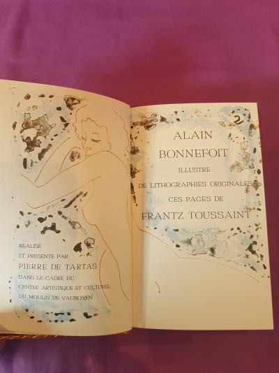 le jardin des caresses-Frantz Toussain- lithographies  par Alain Bonnefoit 2