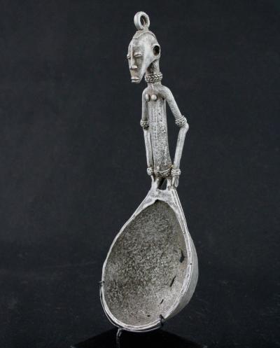 Côte d’Ivoire - Cuillère Sénoufo Cérémonielle en Aluminium 2
