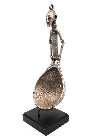 Côte d’Ivoire - Cuillère Sénoufo Cérémonielle en Aluminium 2